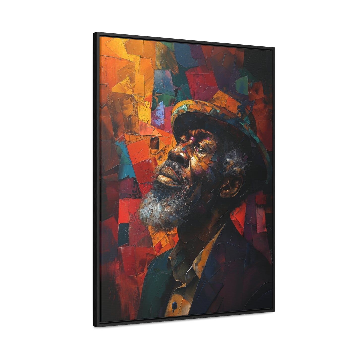 Gratitude's Whisper ተመስገን አምላኬ - Framed Canvas Wall Art