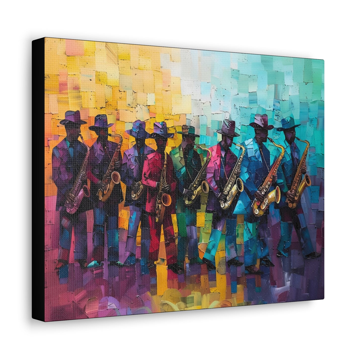 Sax Clan Harmony - Canvas Wall Art
