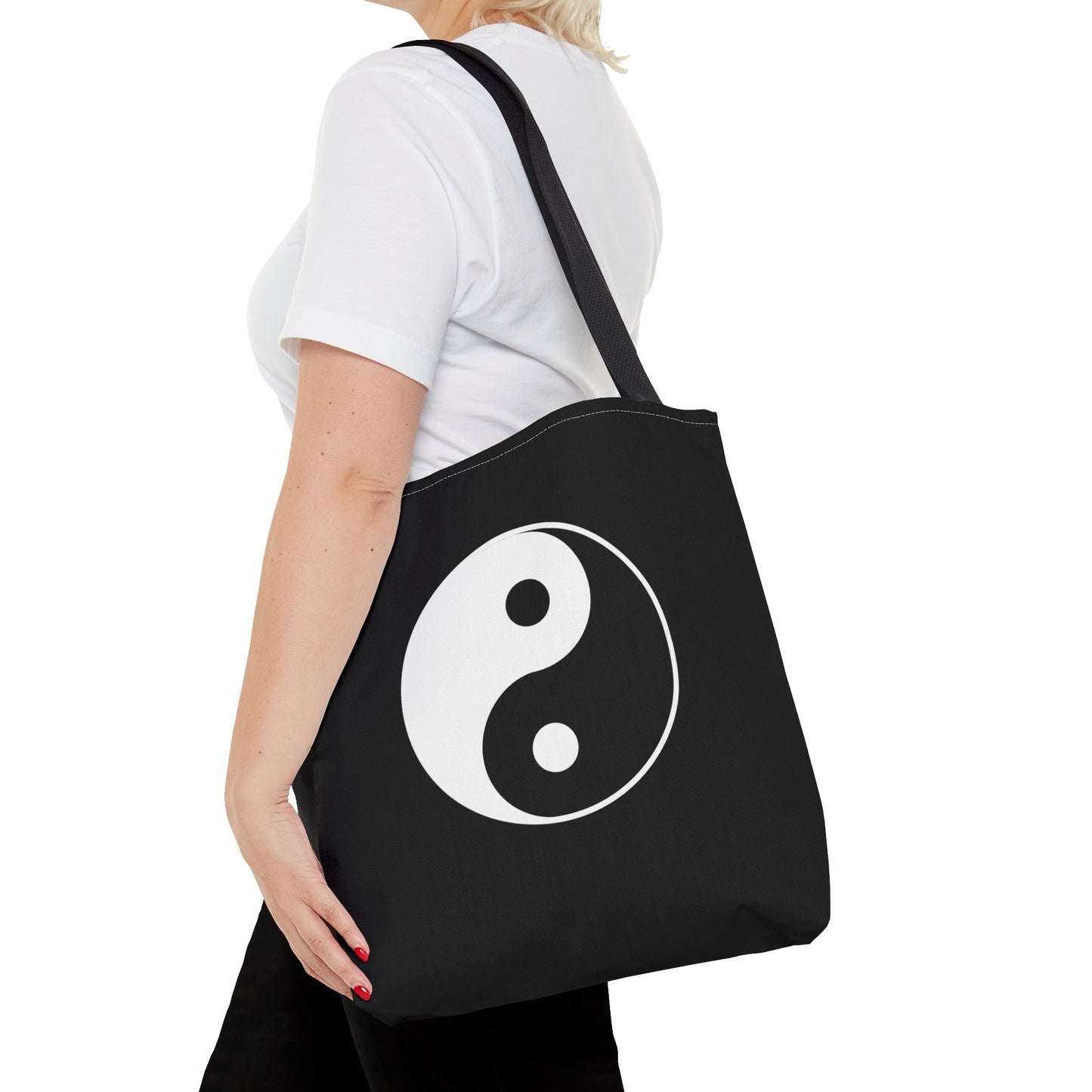 Sankofa & Yin Yang Heartware Symbols Tote Bag