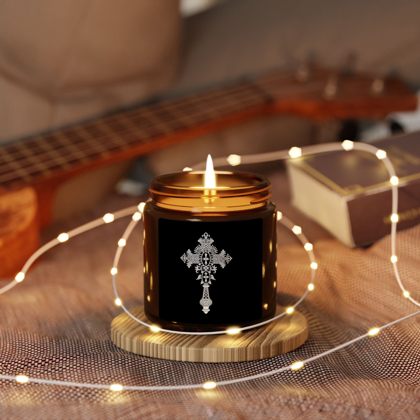 Ethiopian Cross Scented Candle