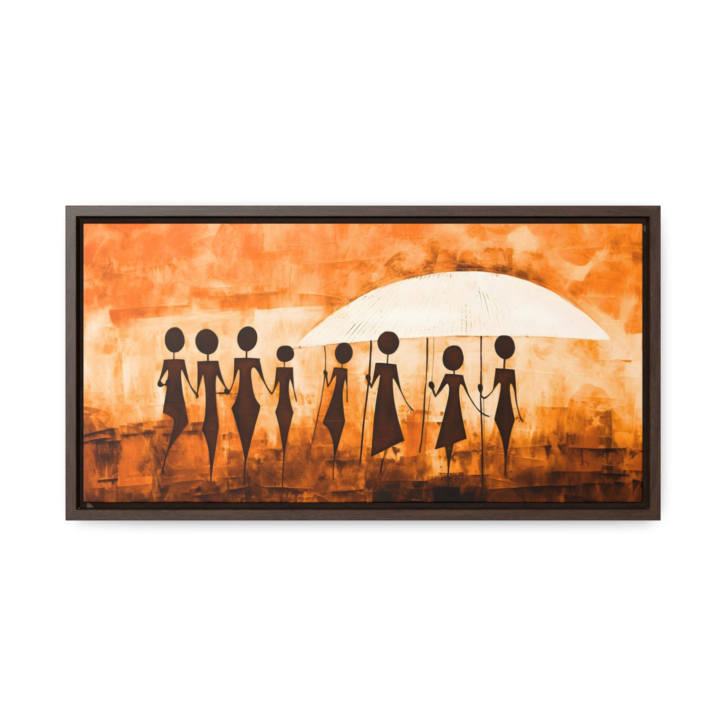 ስንቅ's Divine Design - Framed Canvas Wall Art