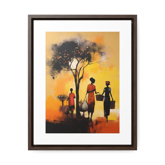 Baskets of Bond and Grace - Framed Canvas Wall Art