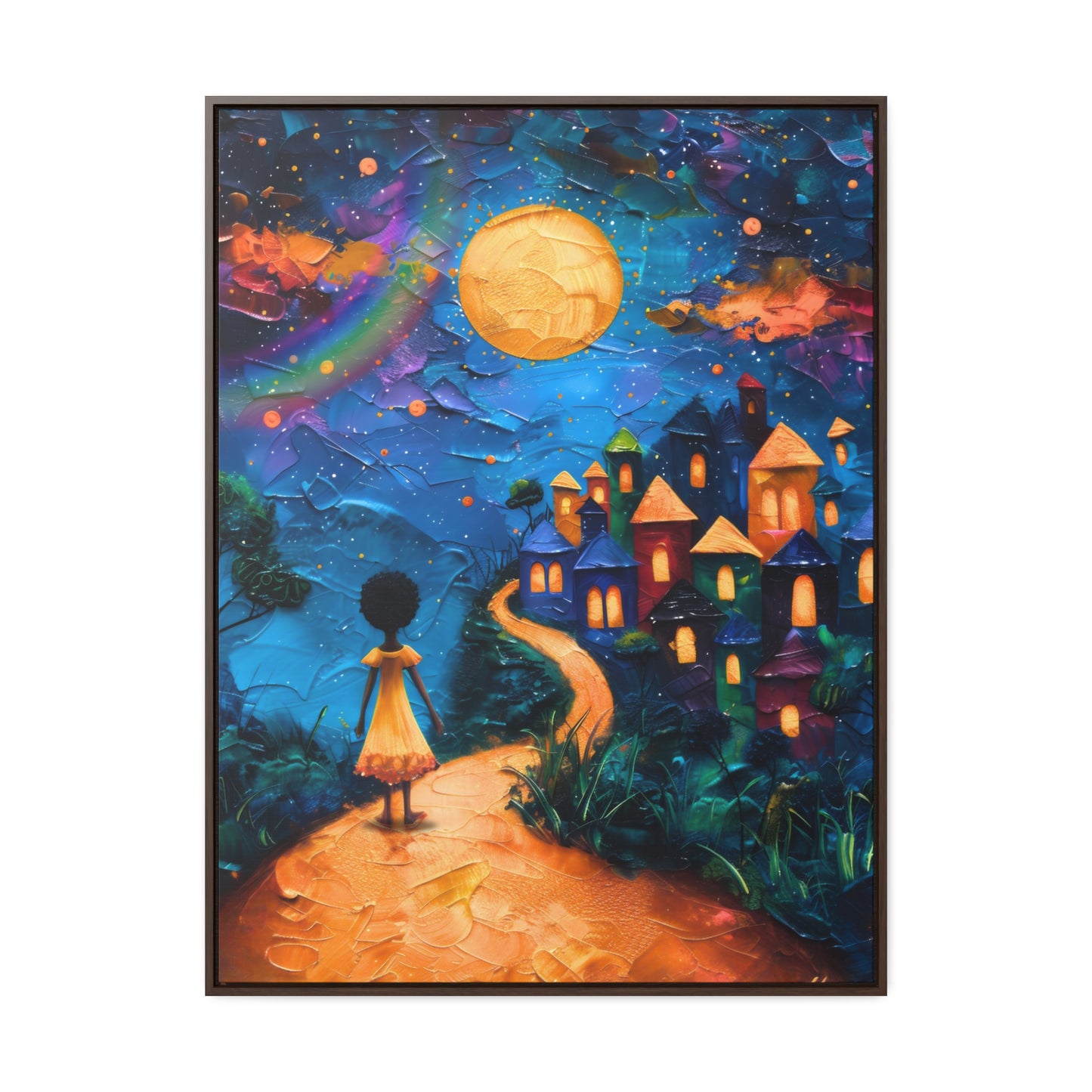 Path to Abundance I - Framed Canvas Wall Art