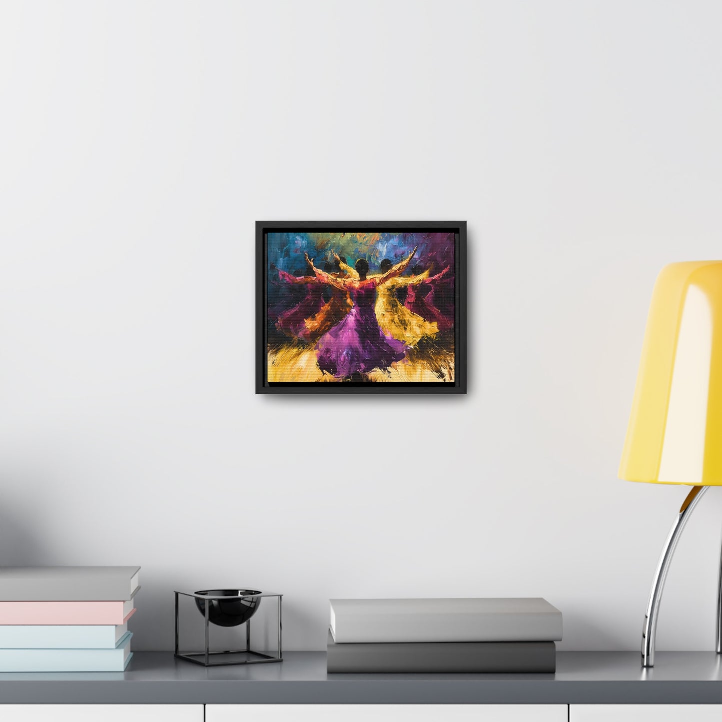 Hearts Wide and Lifted - Framed Canvas Wall Art