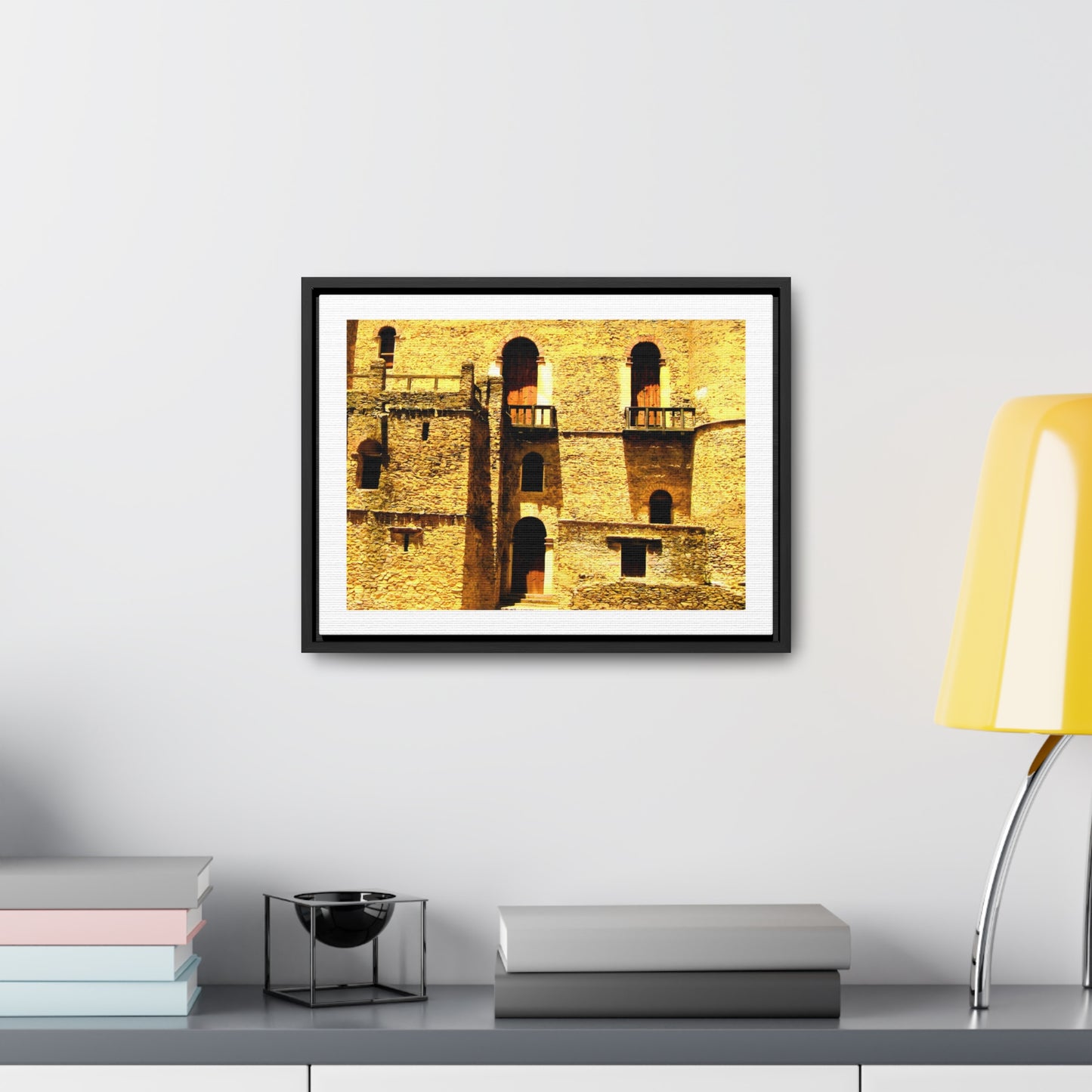 Whispers in Stone - Framed Canvas Photography