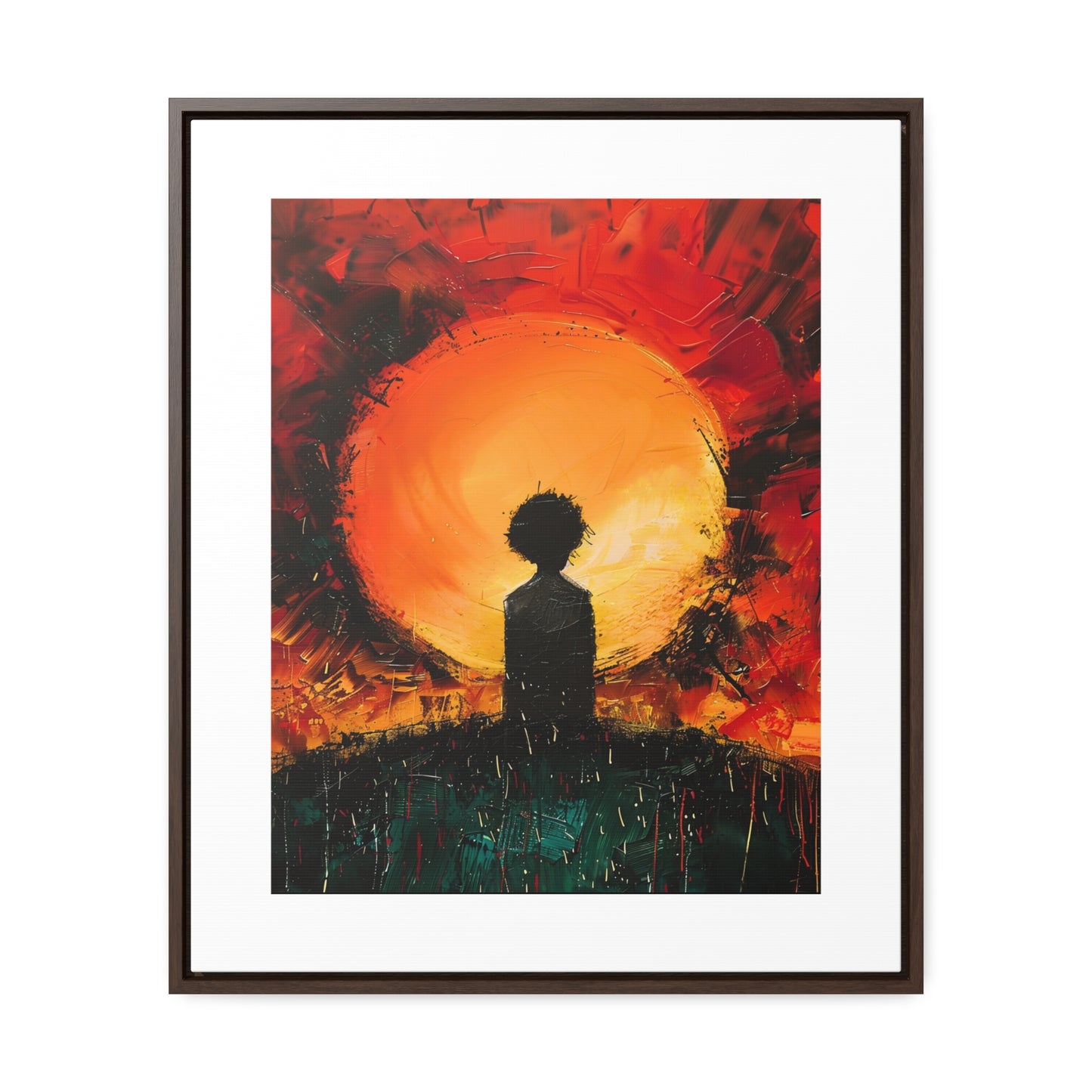 A Dawn of Promise - Framed Canvas Wall Art