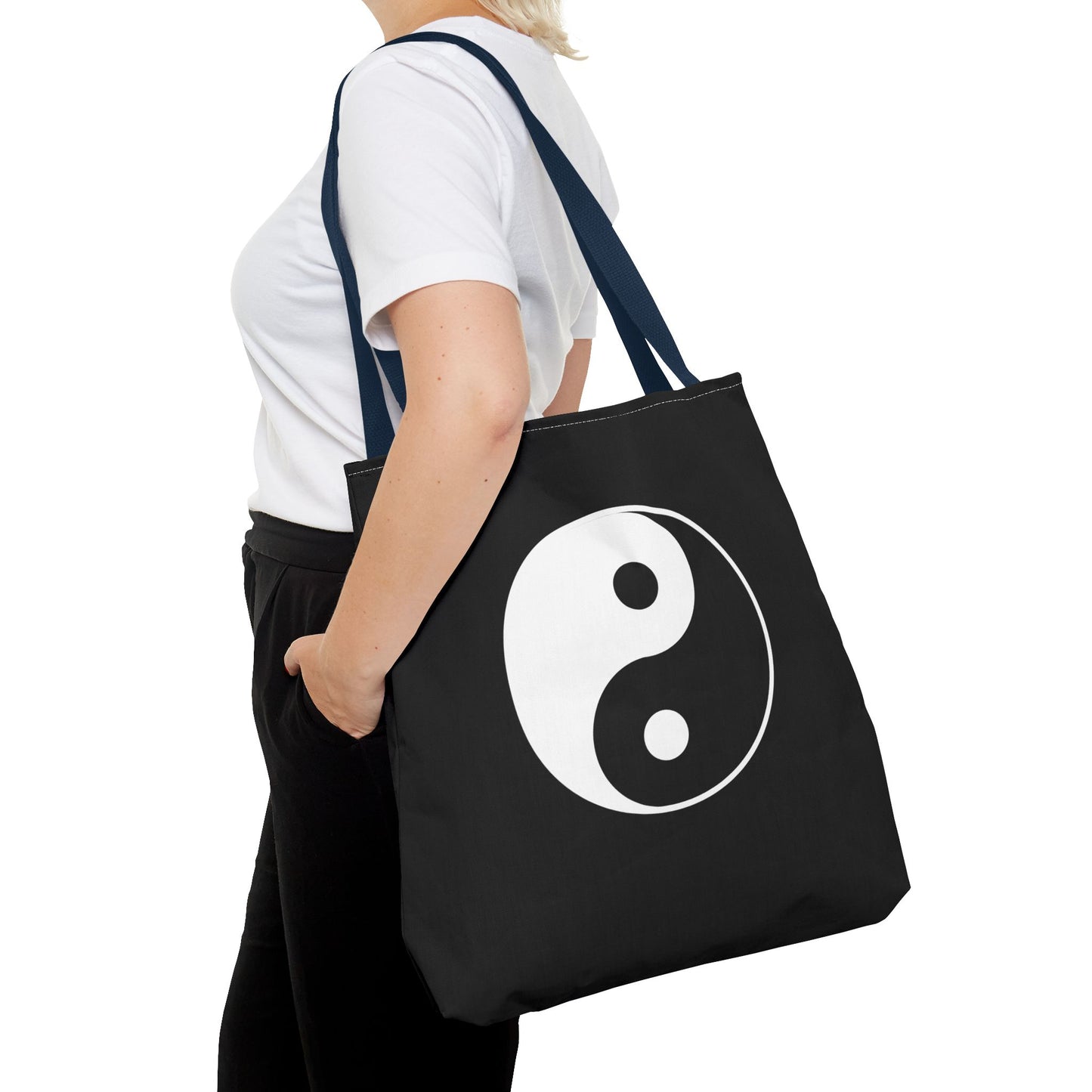 Sankofa & Yin Yang Heartware Symbols Tote Bag