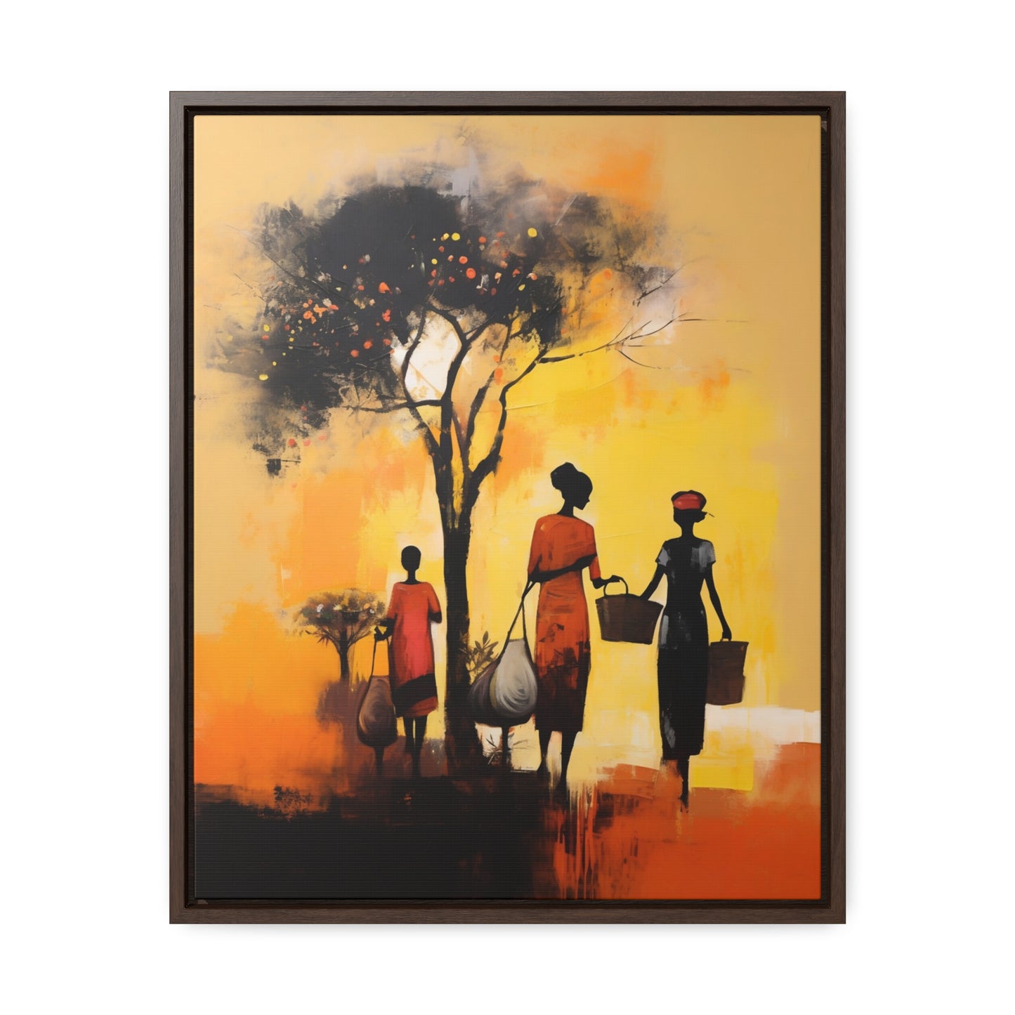 Baskets of Bond and Grace - Framed Canvas Wall Art