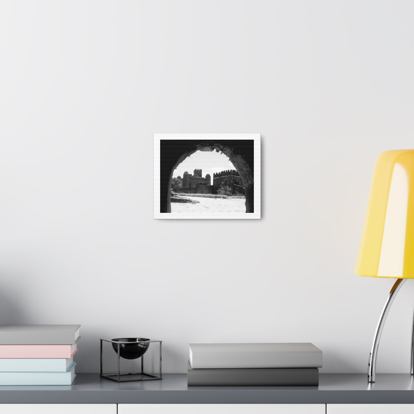 Through the Lion's Jaws - Canvas Photography b&w