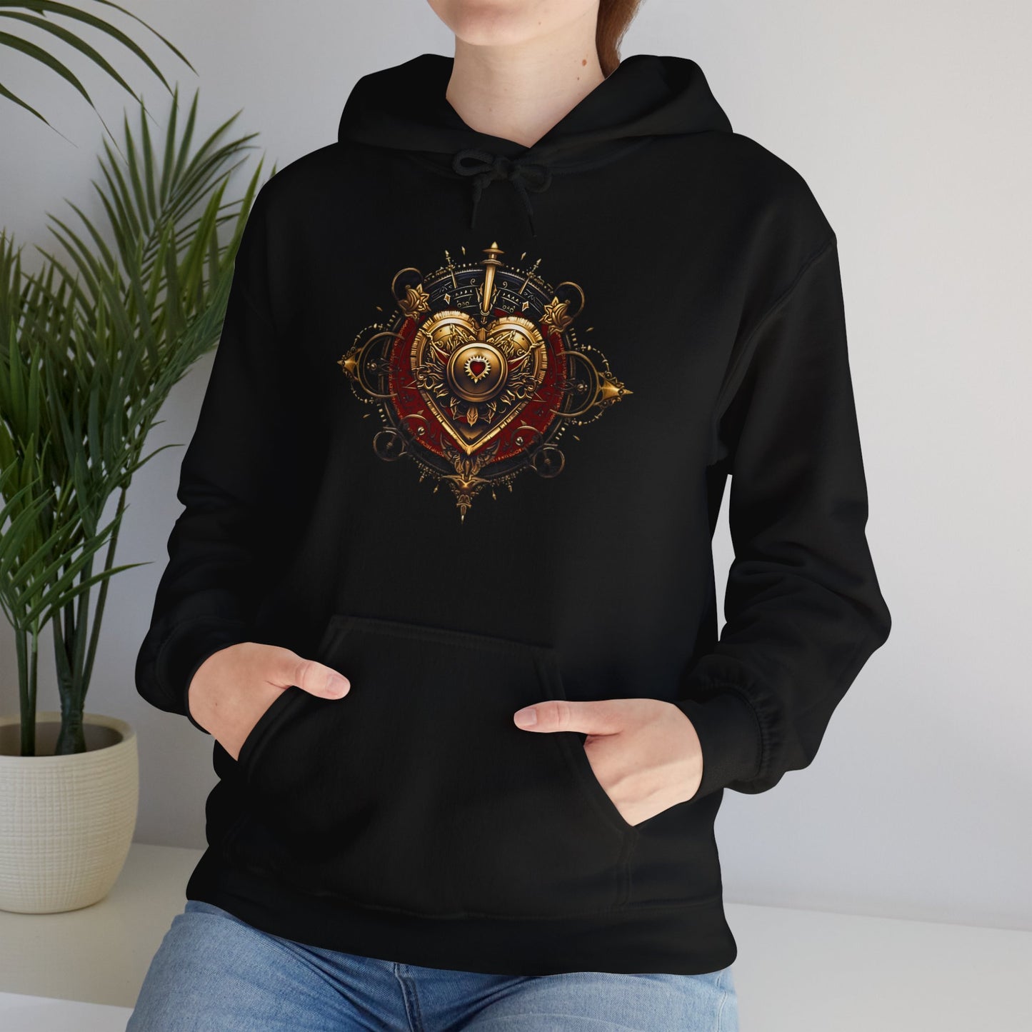 True North of Love - Heartware Collection - Hooded Sweatshirt Heavy Blend™