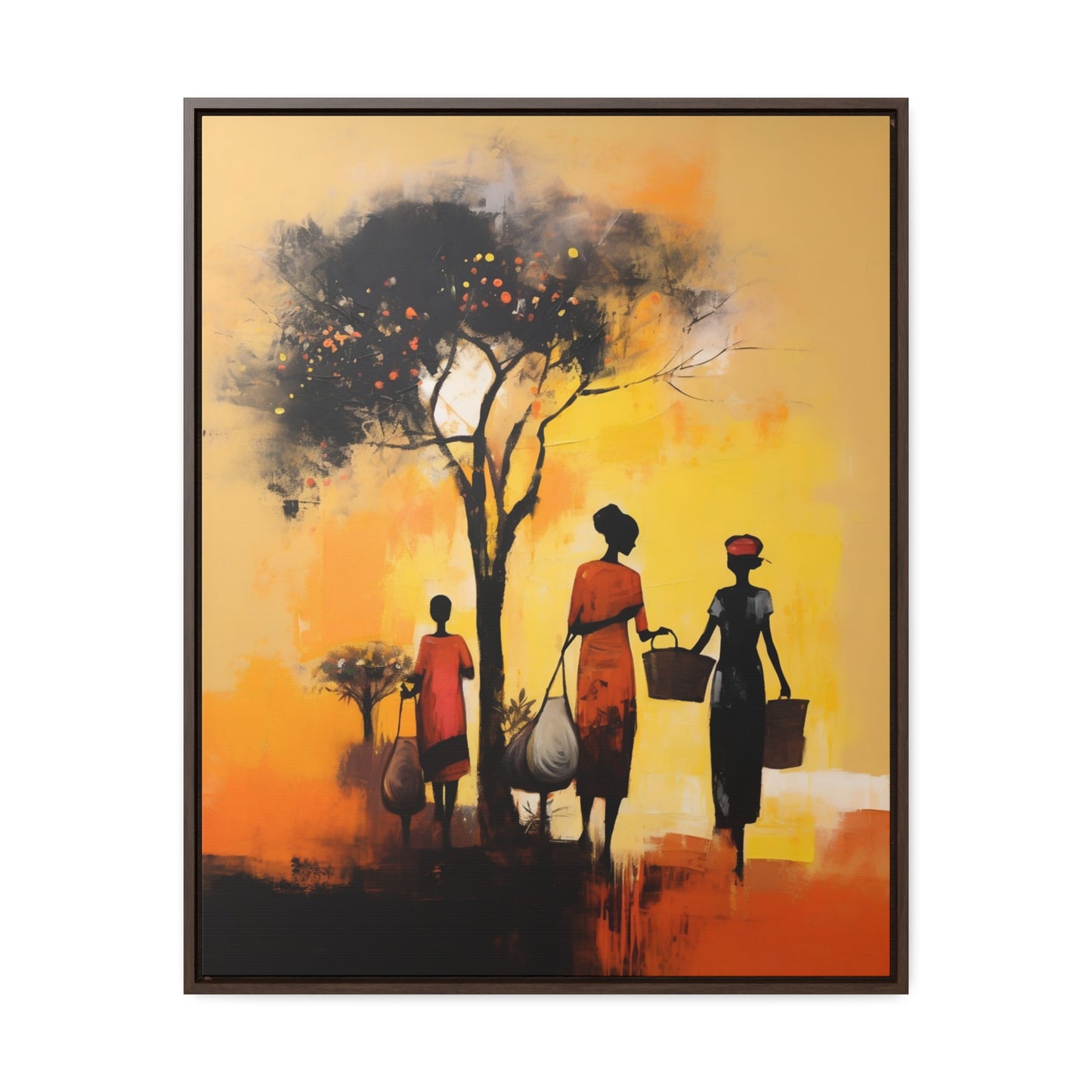 Baskets of Bond and Grace - Framed Canvas Wall Art