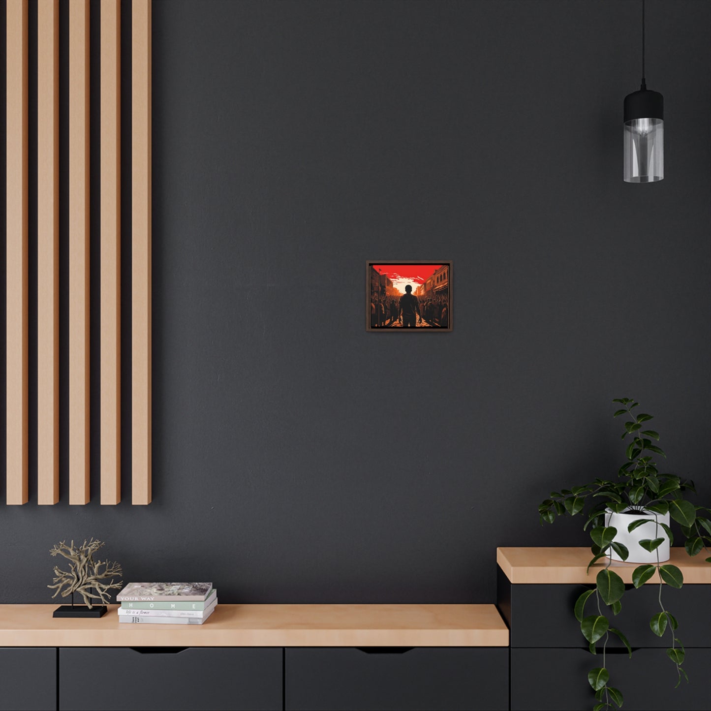 ሳይደፈርስ አይጠራም - Framed Canvas Wall Art