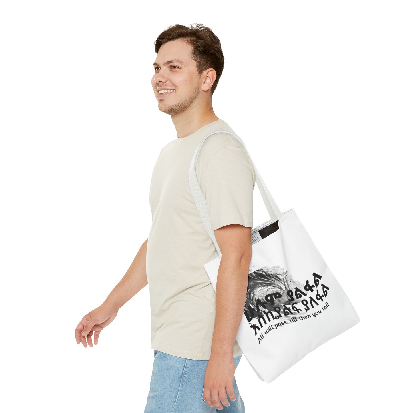 Naughty Proverbs Tote Bag Pain & Greatness