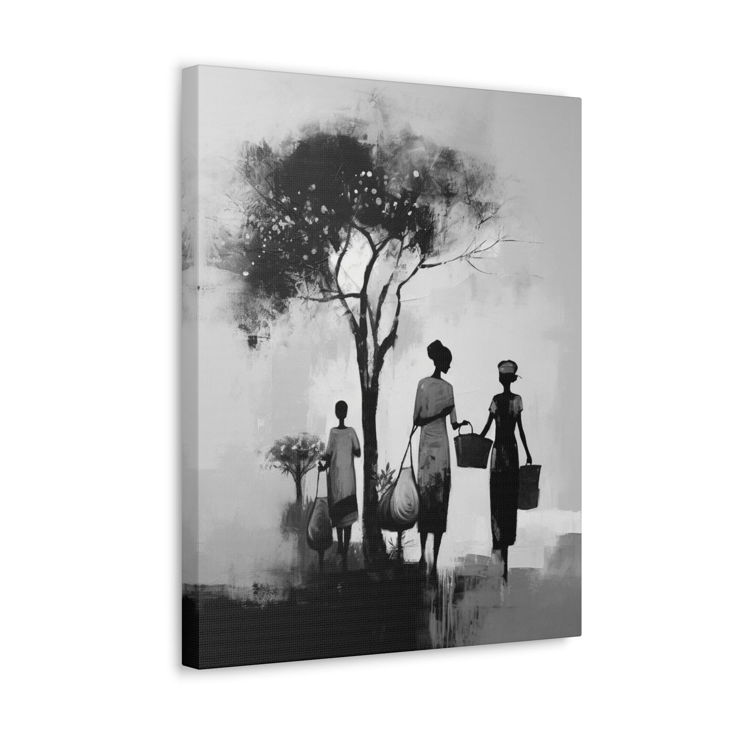 Baskets of Bond and Grace - Canvas b&w Wall Art