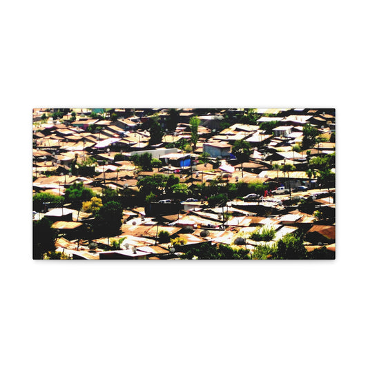 The Hood: a Mercato Mosaic - Canvas Photography