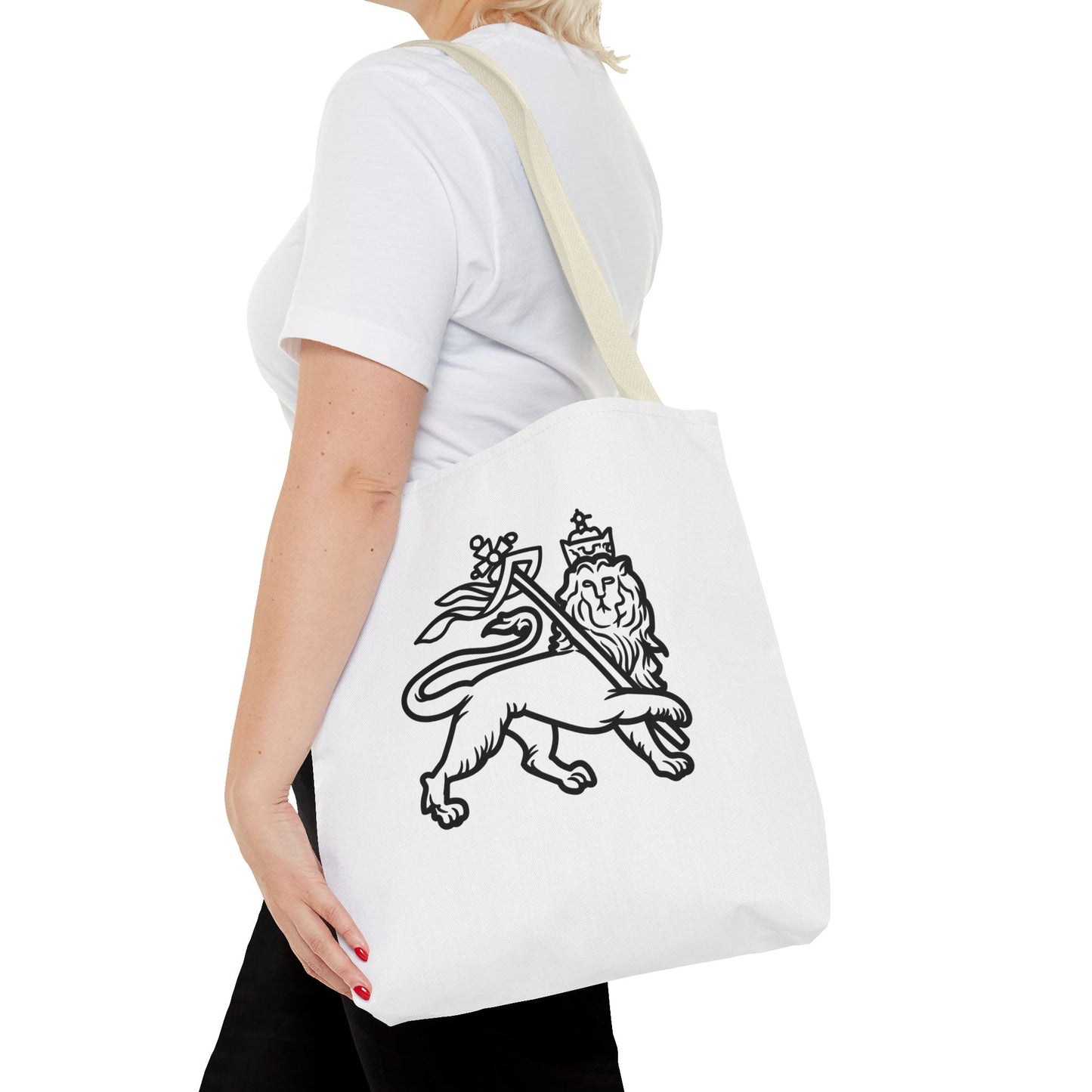 Shield & Lion of Judah Heartware Symbols Tote Bag