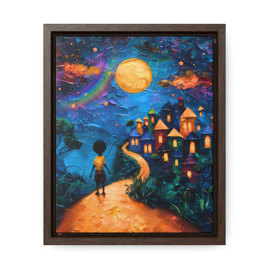 Path to Abundance II - Framed Canvas Wall Art