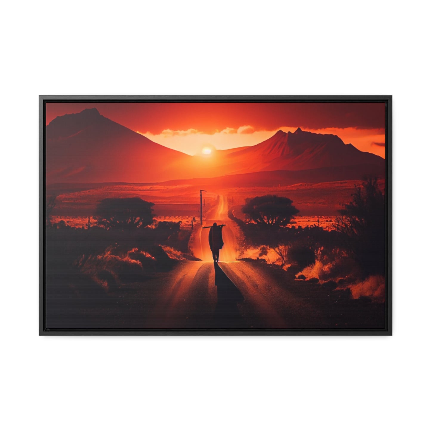 "Not without purpose" - Framed Canvas Wall Art