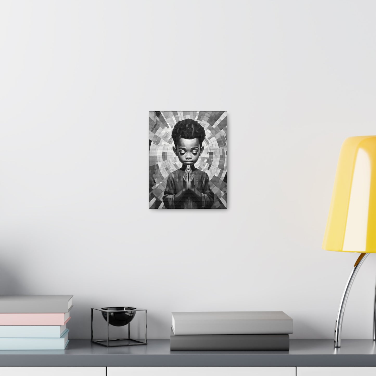 Radiance of Grace - Canvas b&w Wall Art
