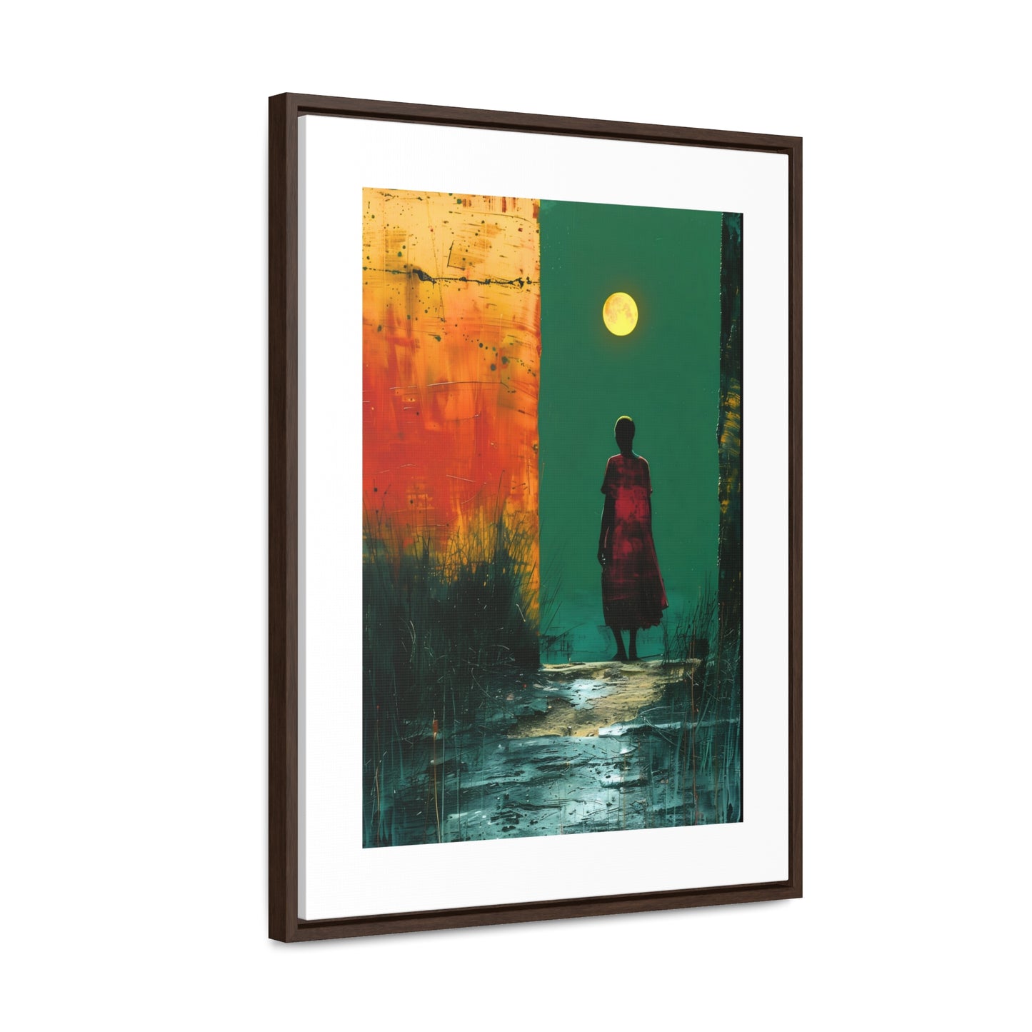Turned the Corner - Framed Canvas Wall Art