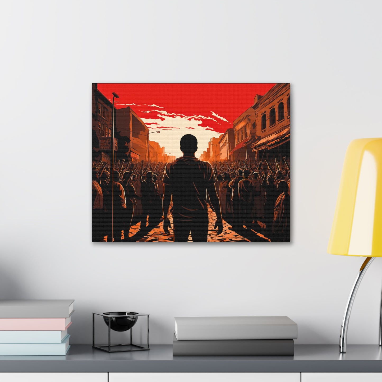 ሳይደፈርስ አይጠራም - Canvas Wall Art