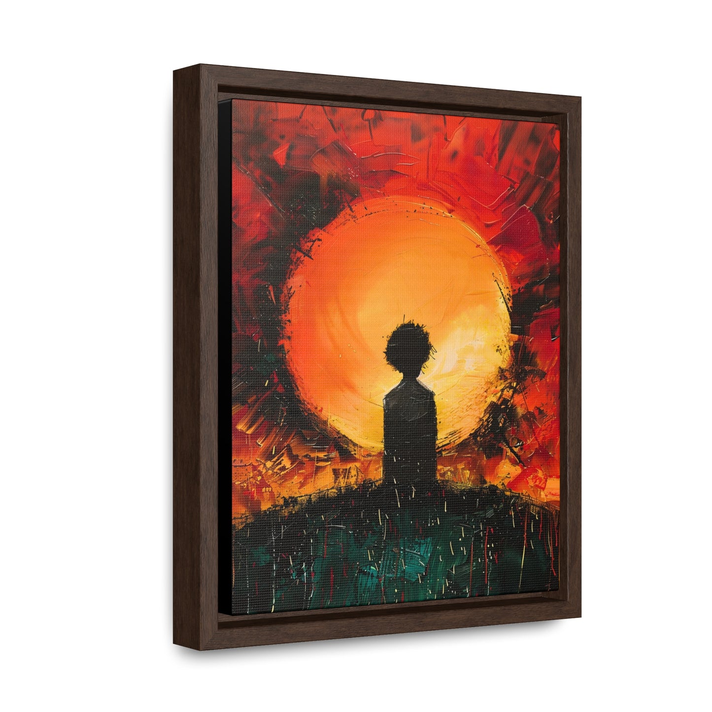 A Dawn of Promise - Framed Canvas Wall Art