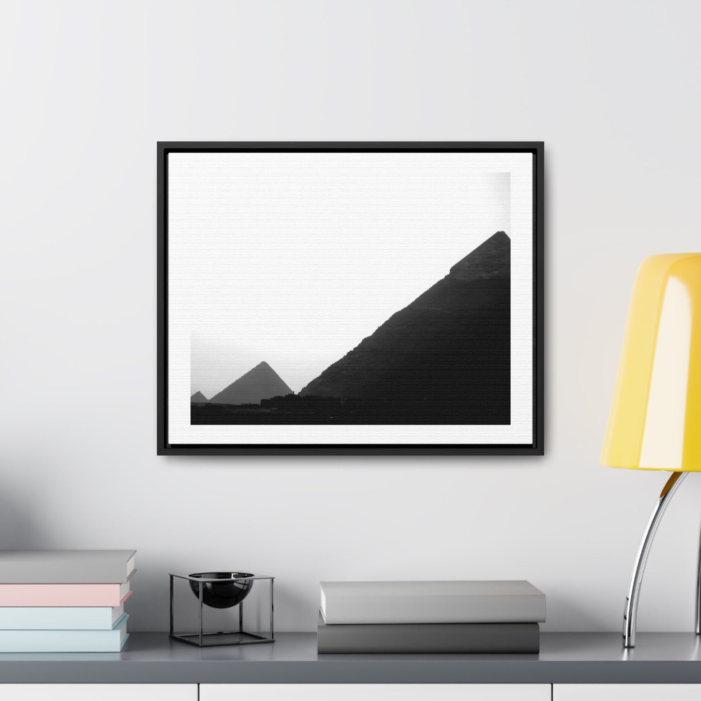 Timeless Echoes - Framed Canvas Photography b&w