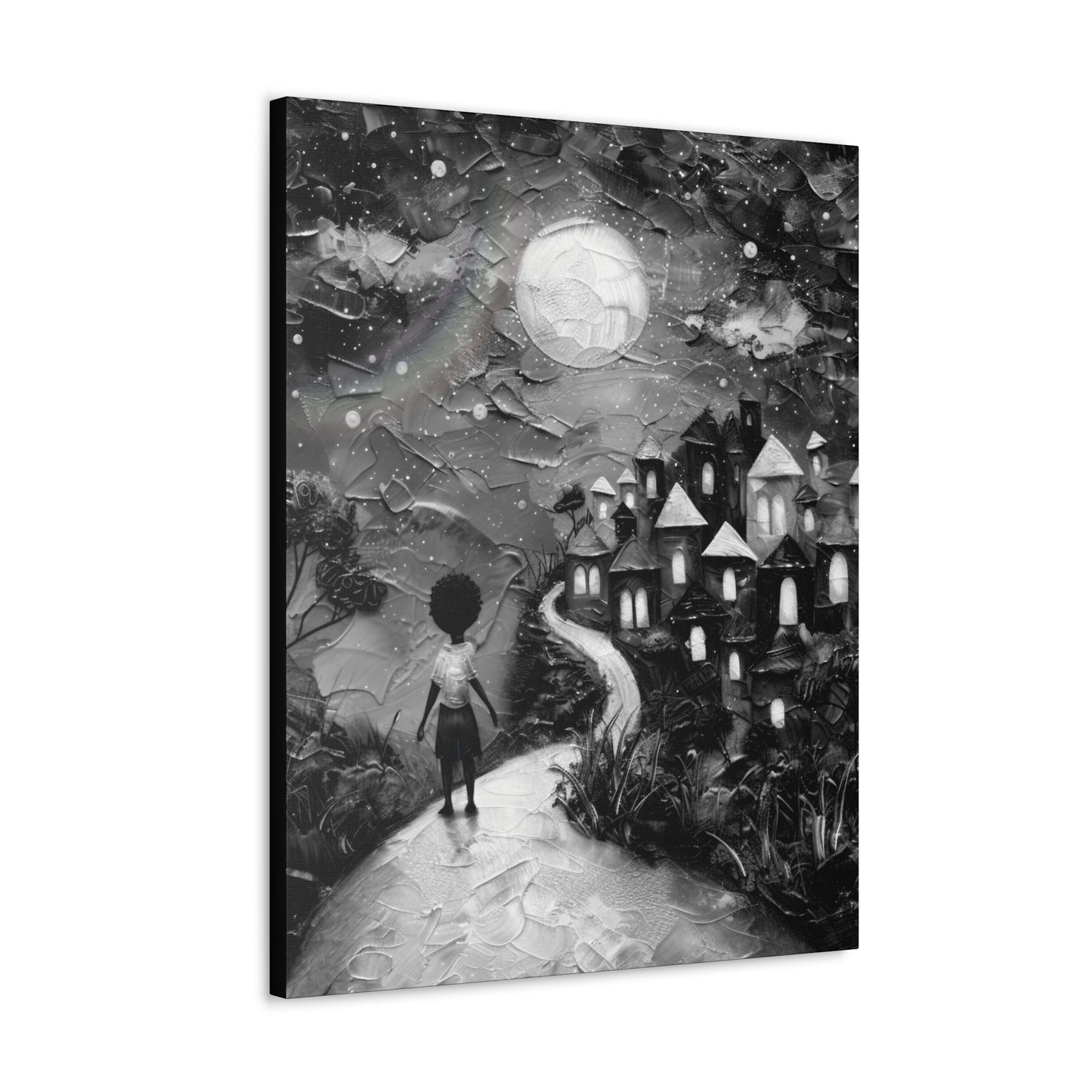 Path to Abundance II - Canvas b&w Wall Art