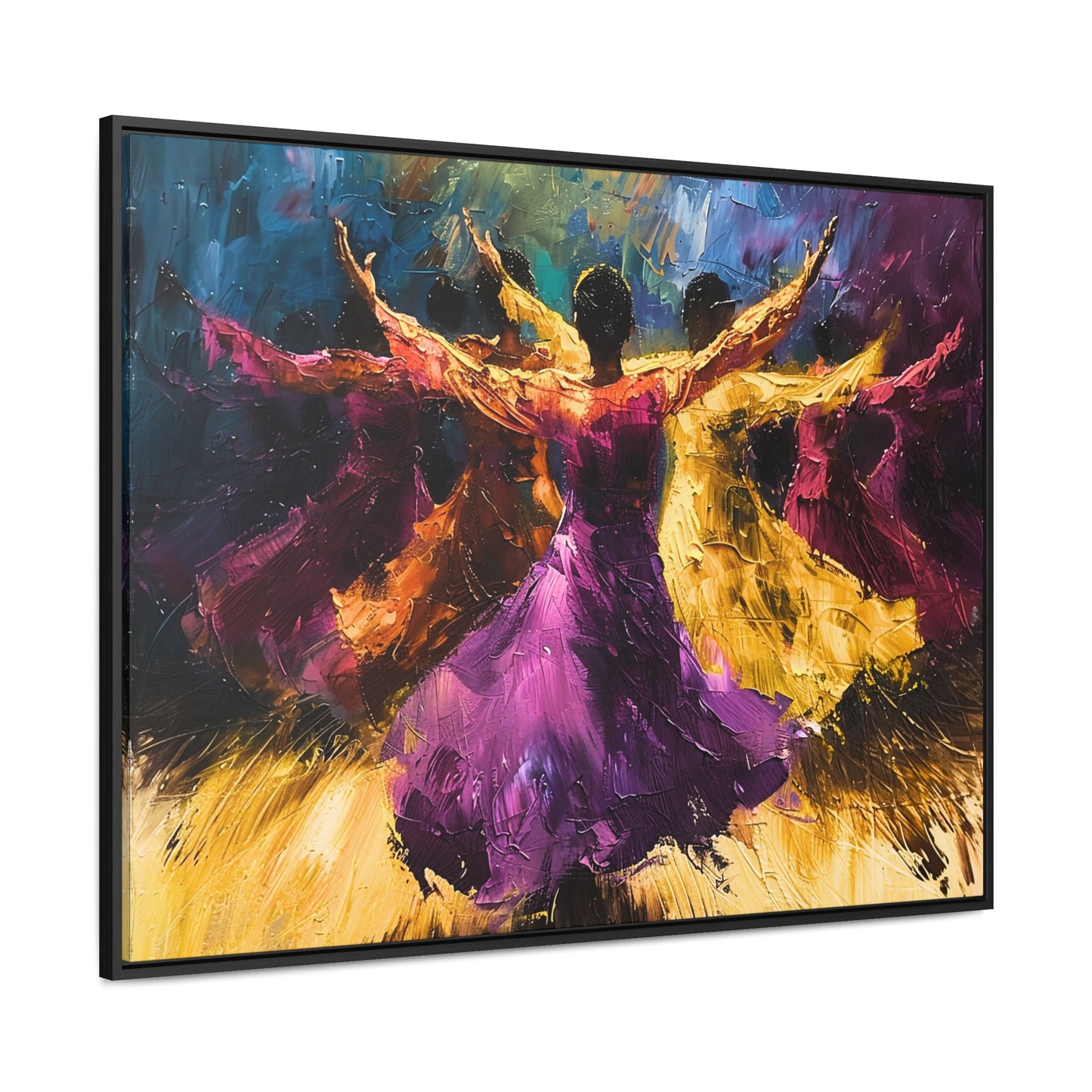 Hearts Wide and Lifted - Framed Canvas Wall Art