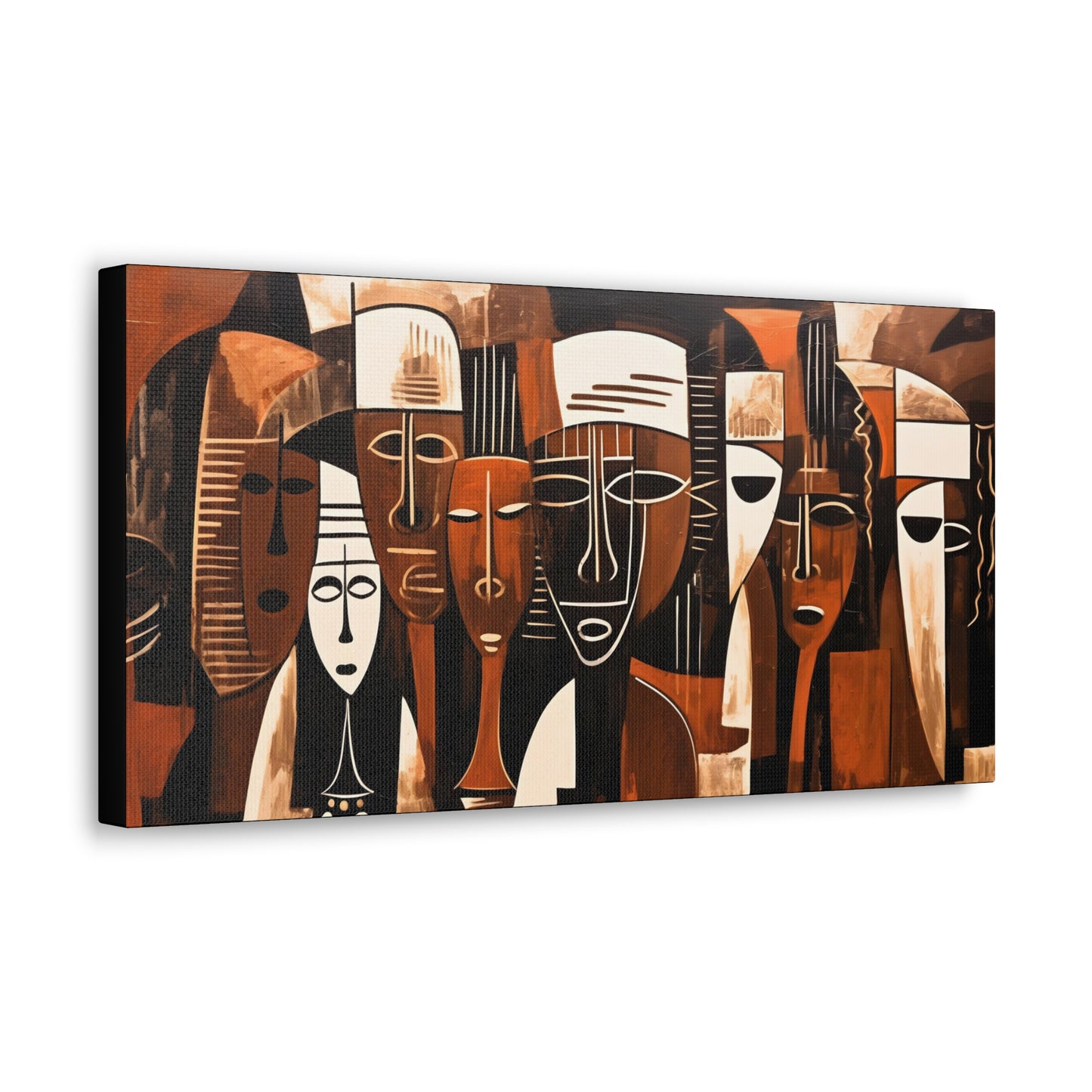 Ancestral Legacy on Ethnic Guise - Canvas Wall Art