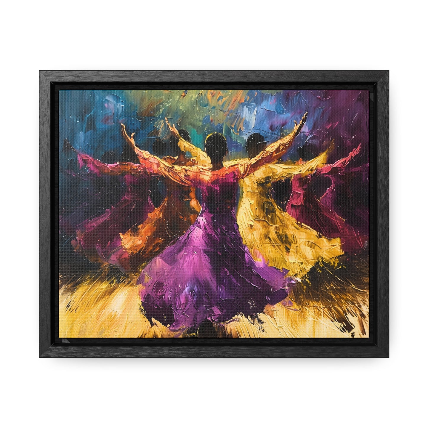 Hearts Wide and Lifted - Framed Canvas Wall Art