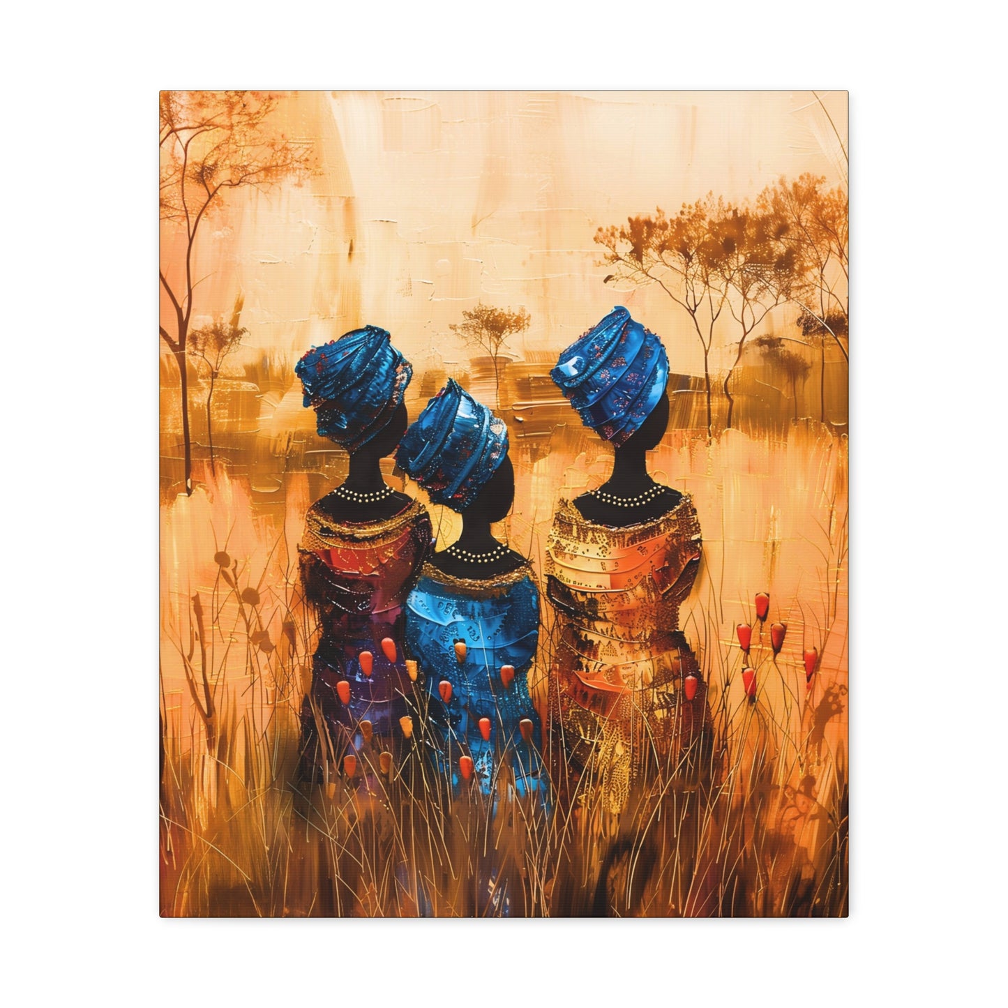 Sisters of the Savannah - Canvas Wall Art
