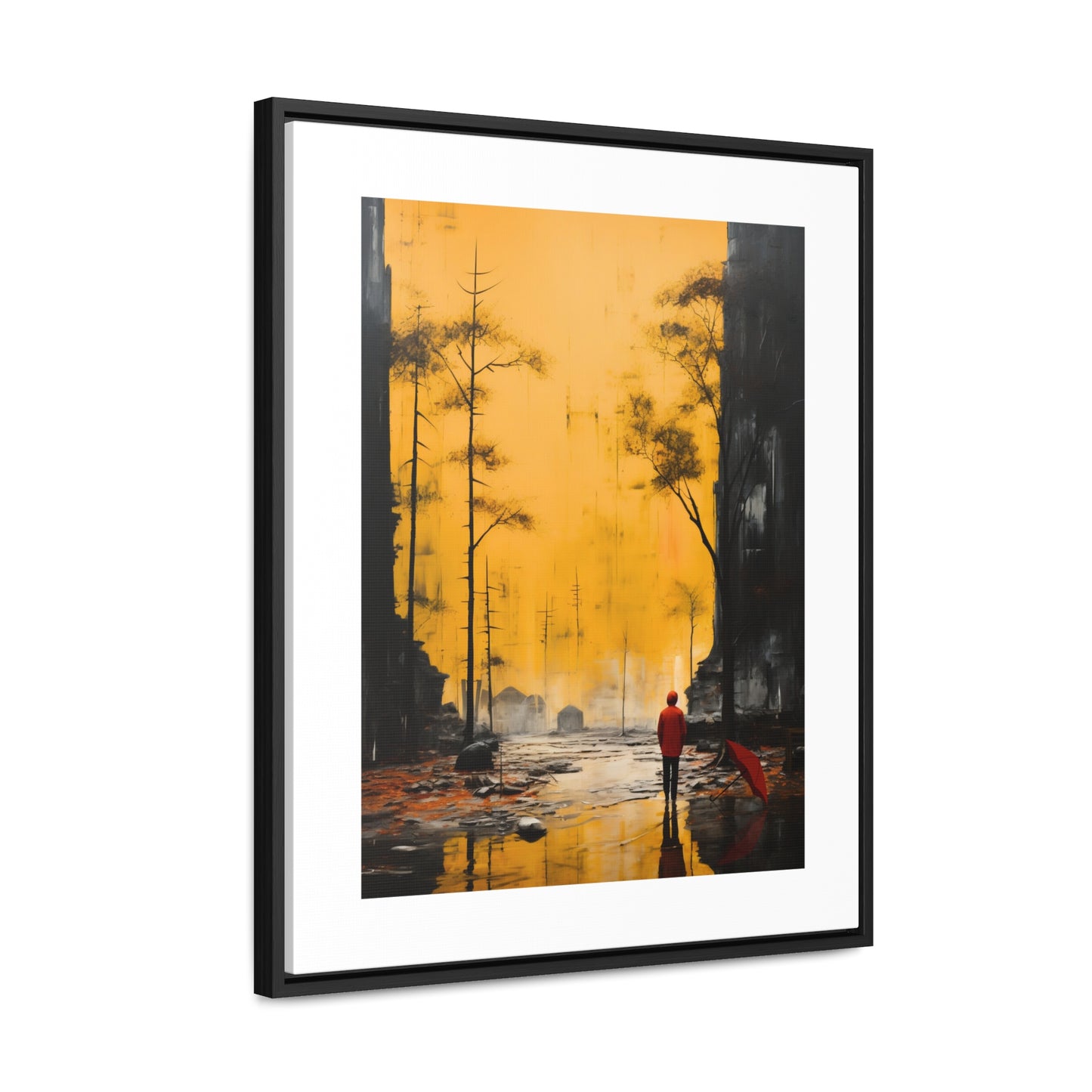 Unveiling the Sky - Framed Canvas Wall Art