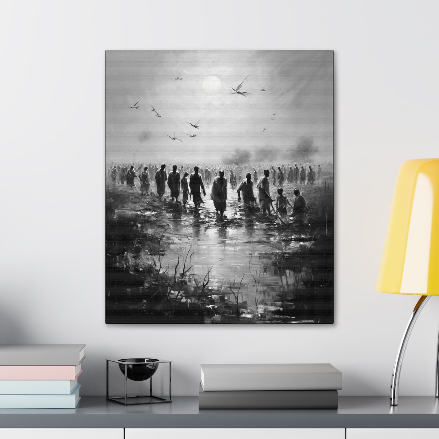 Exodus - Canvas b&w Wall Art