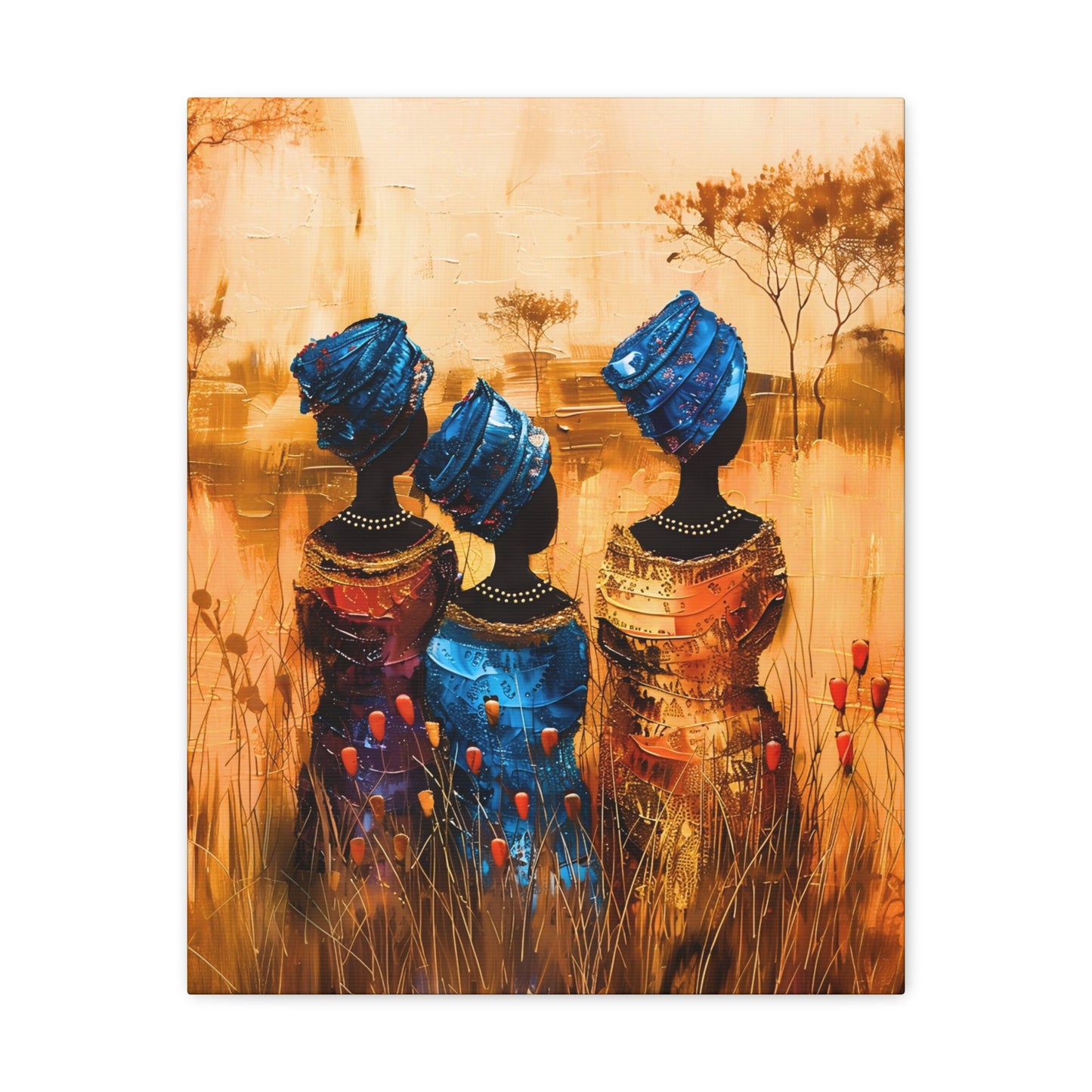 Sisters of the Savannah - Canvas Wall Art