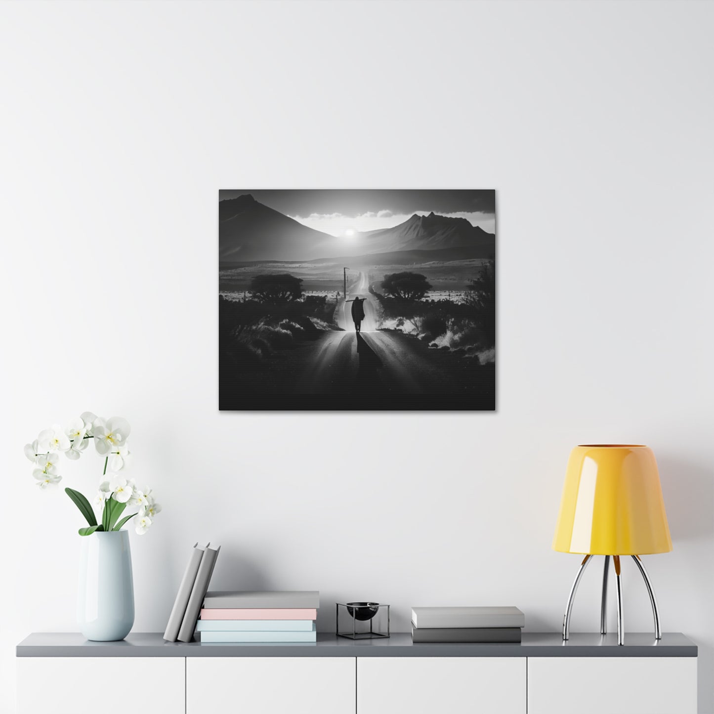 Not without purpose - Canvas b&w Wall Art
