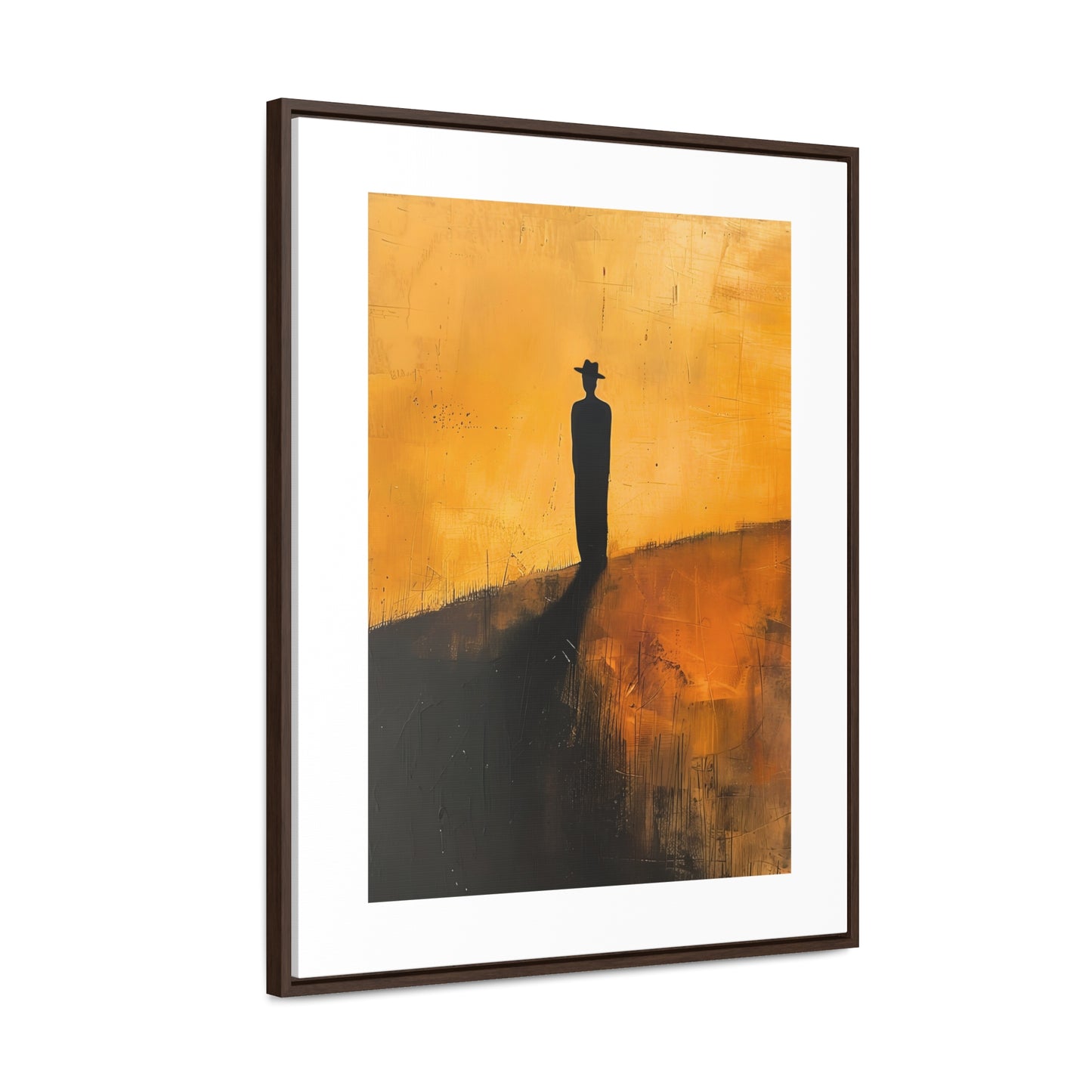 Alone, not Lonely - Framed Canvas Wall Art