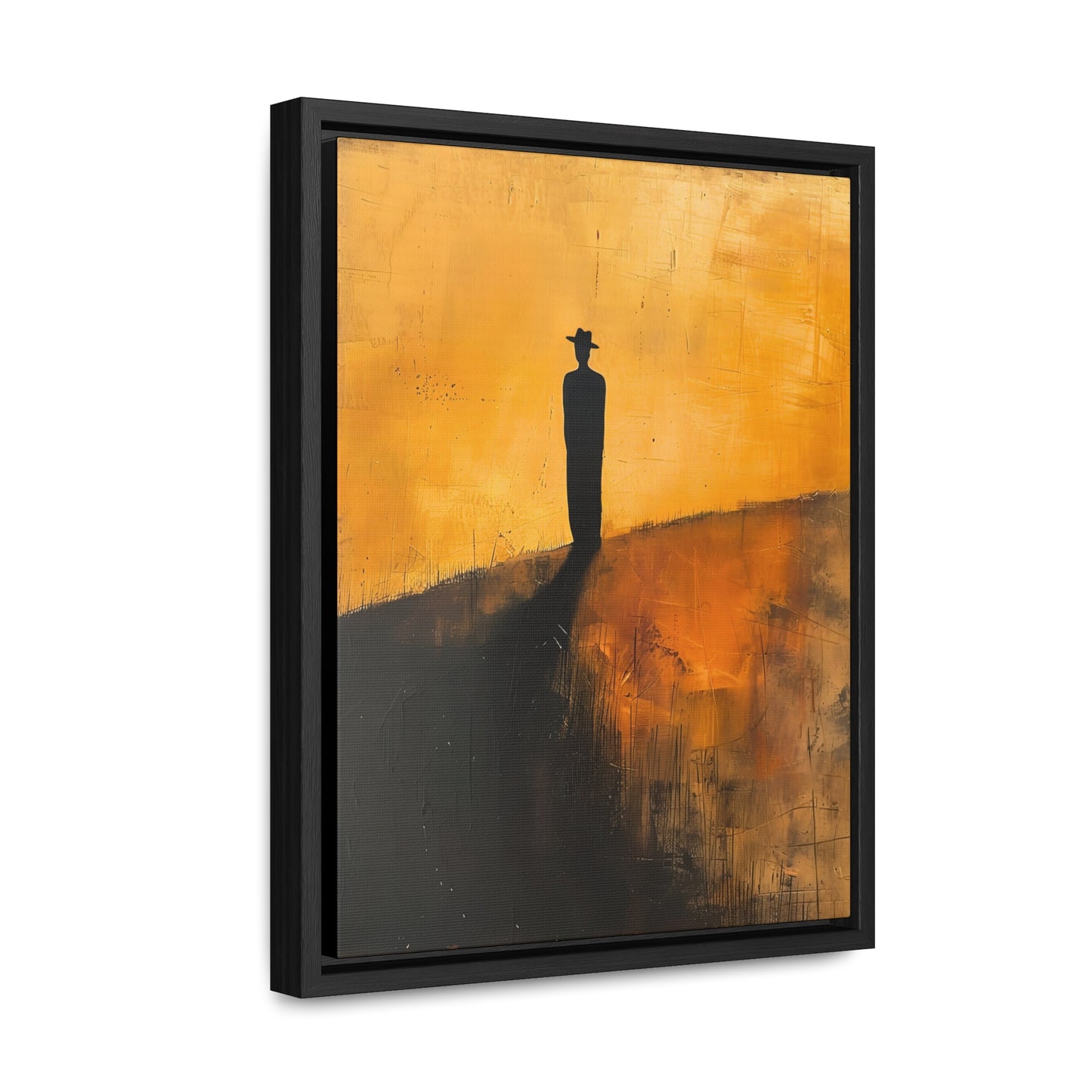 Alone, not Lonely - Framed Canvas Wall Art