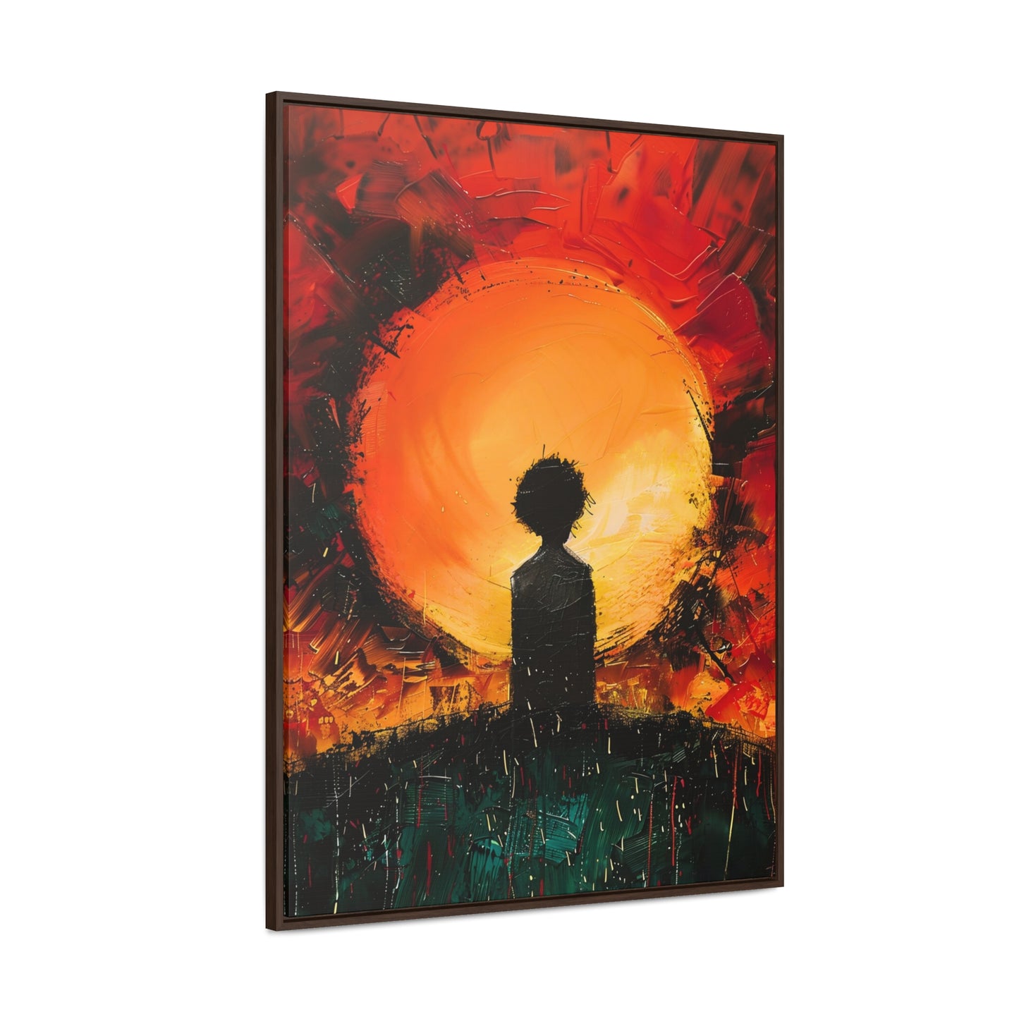 A Dawn of Promise - Framed Canvas Wall Art