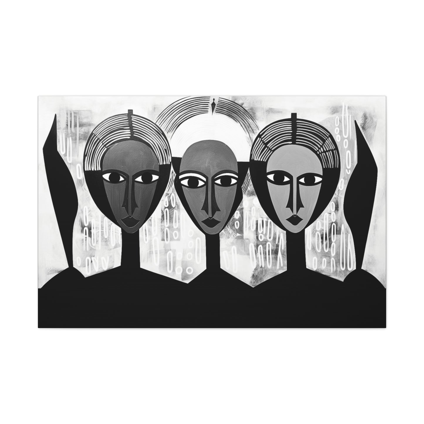 Guardian Angels - Canvas b&w Wall Art