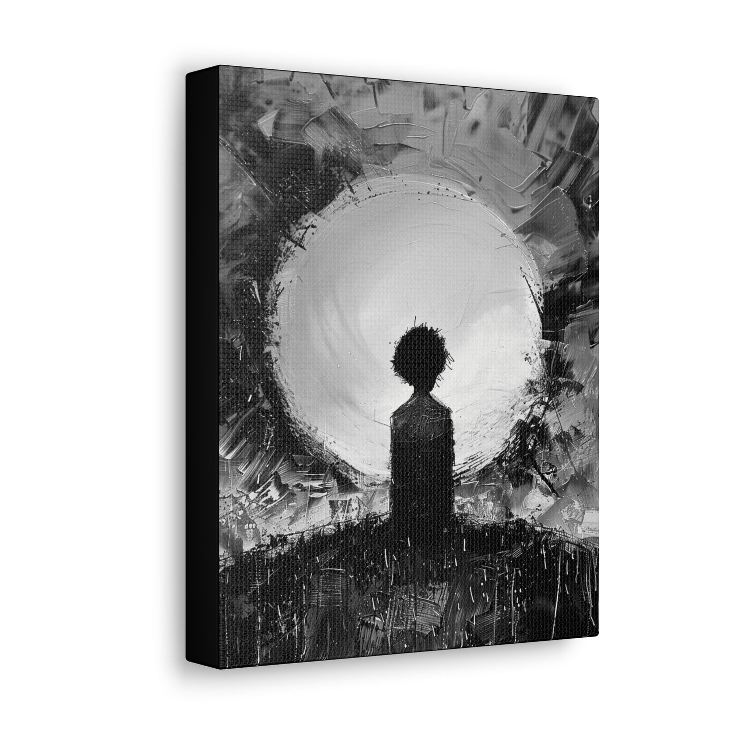 A Dawn of Promise - Canvas b&w Wall Art