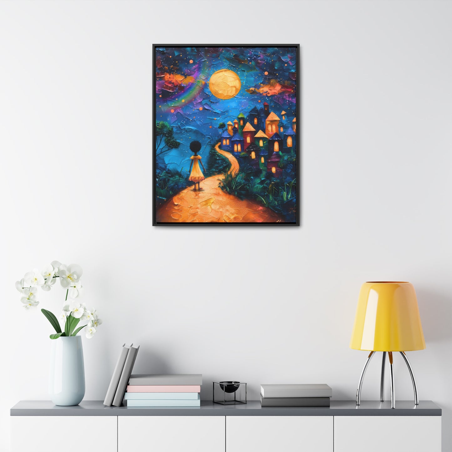 Path to Abundance I - Framed Canvas Wall Art