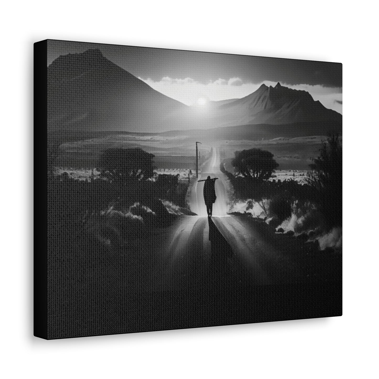 Not without purpose - Canvas b&w Wall Art