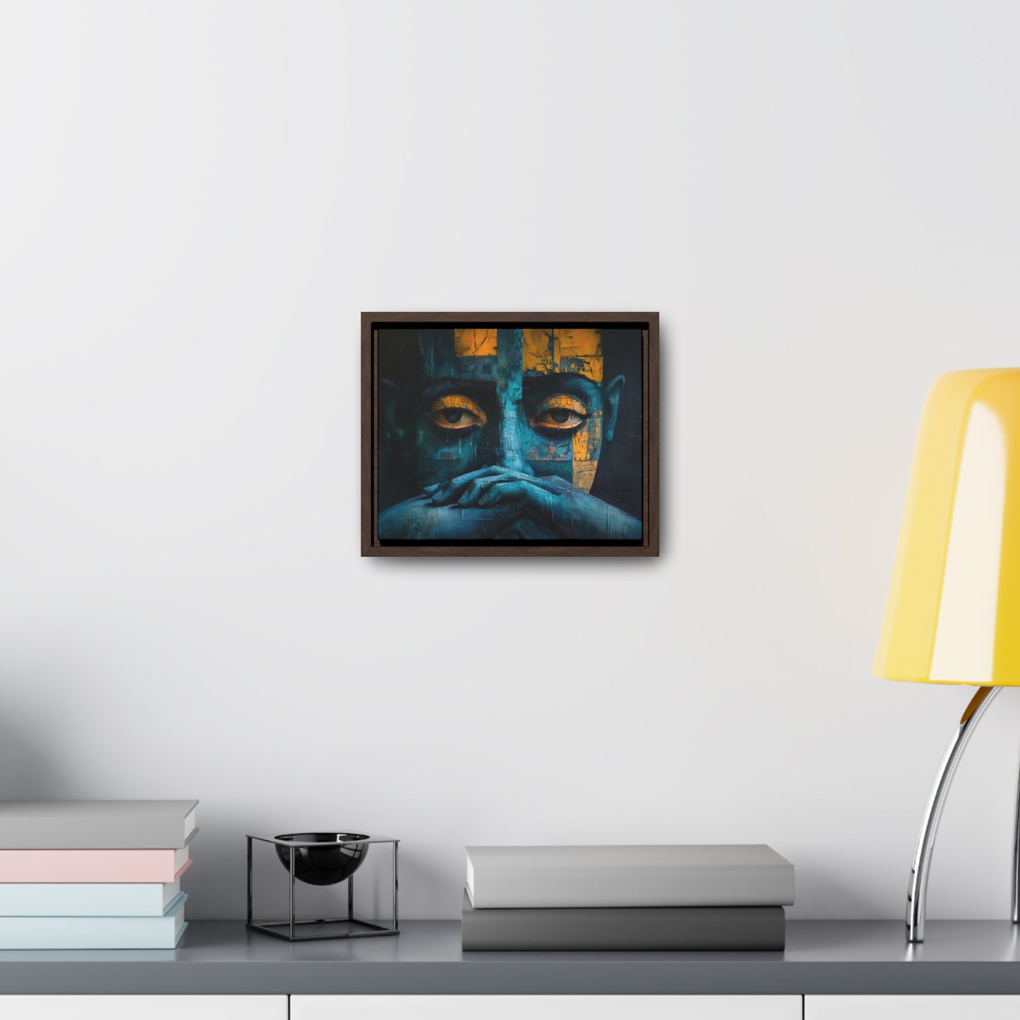 Silent Contemplation - Framed Canvas Wall Art
