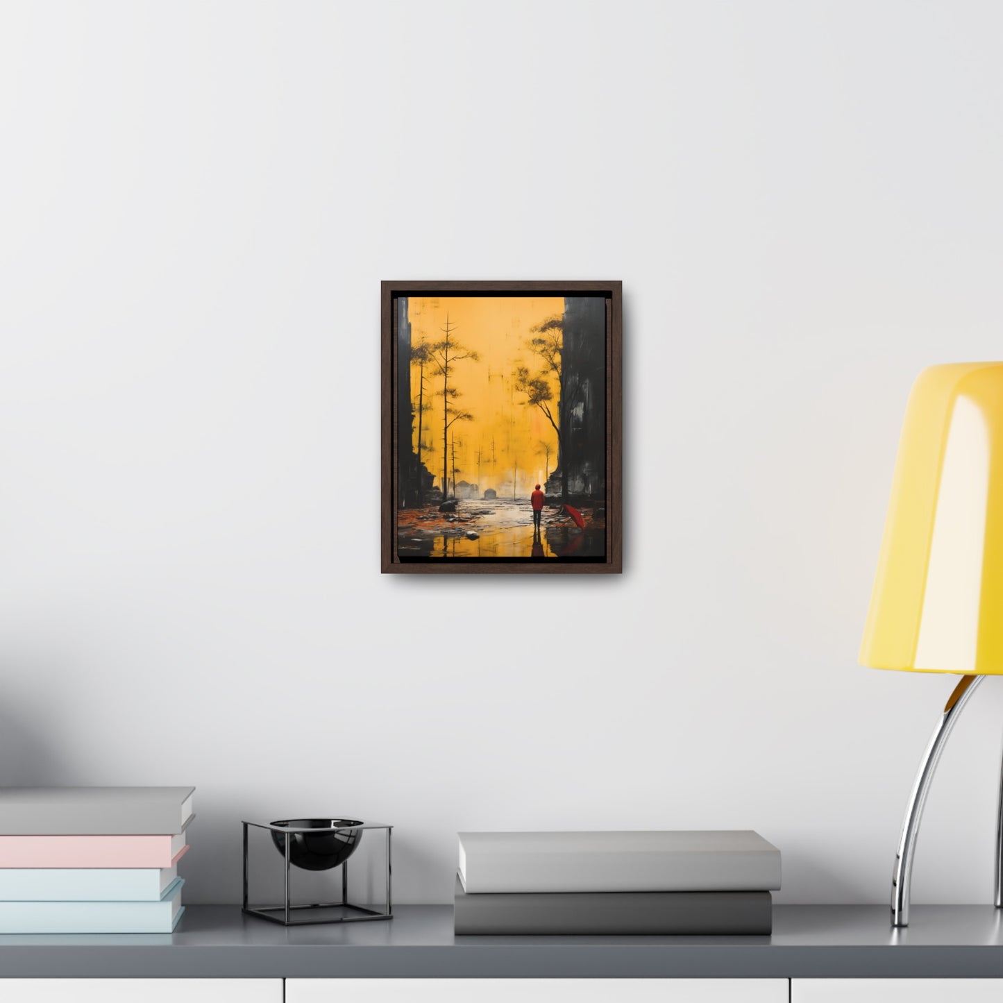 Unveiling the Sky - Framed Canvas Wall Art