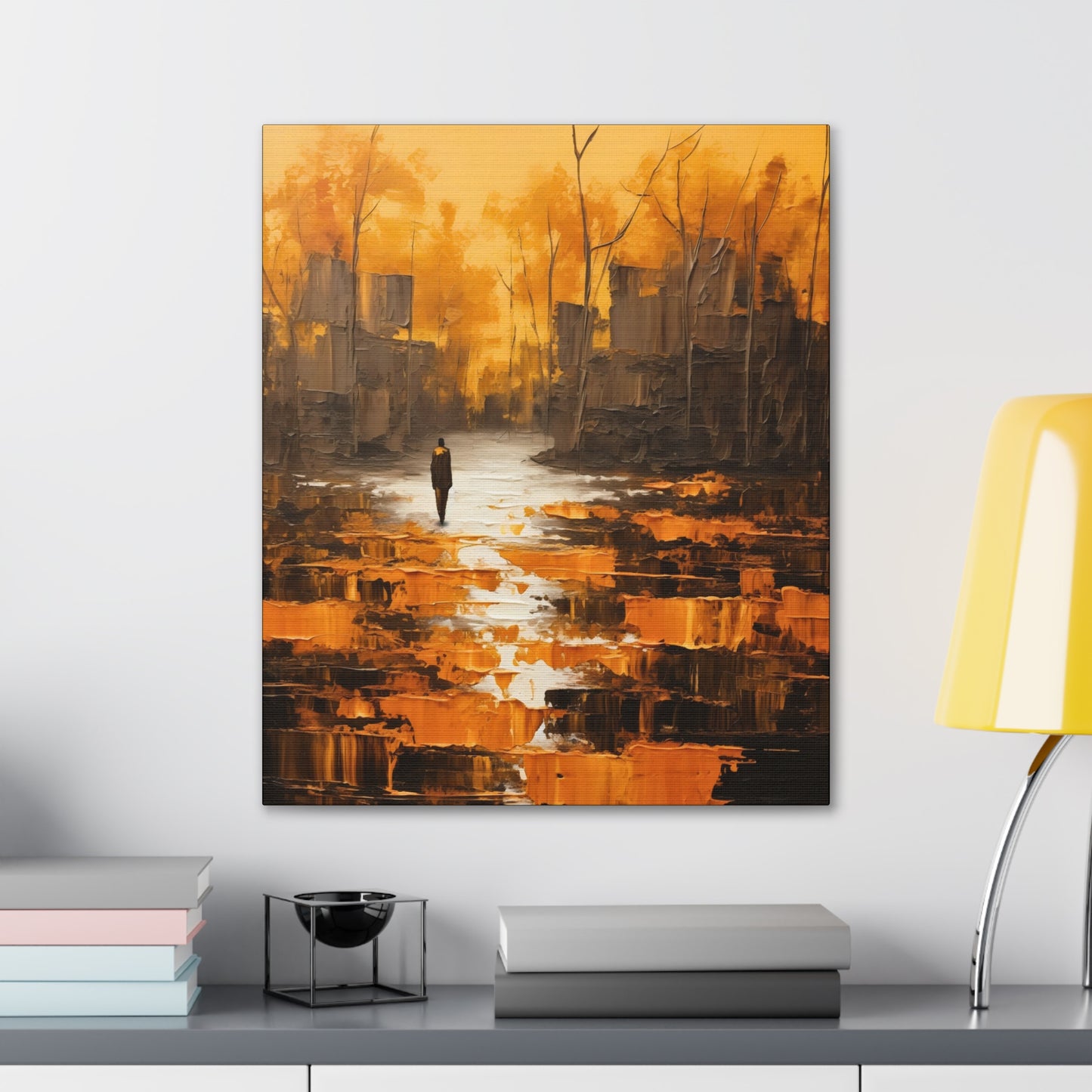 Solitude's Wisdom - Canvas Wall Art