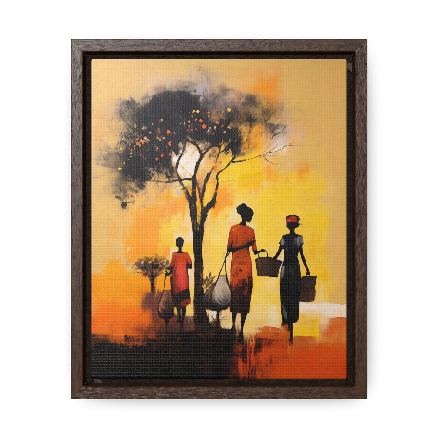 Baskets of Bond and Grace - Framed Canvas Wall Art