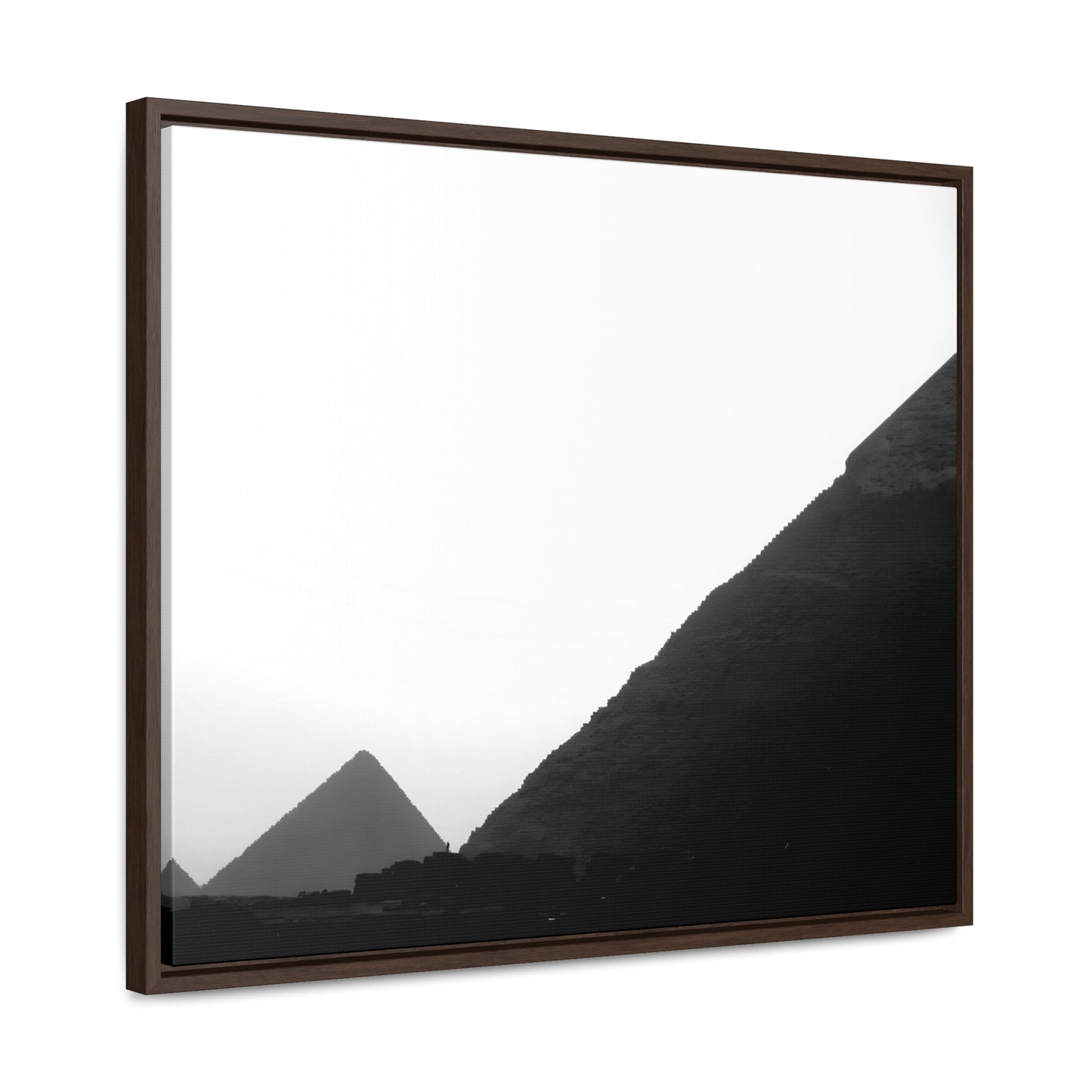 Timeless Echoes - Framed Canvas Photography b&w