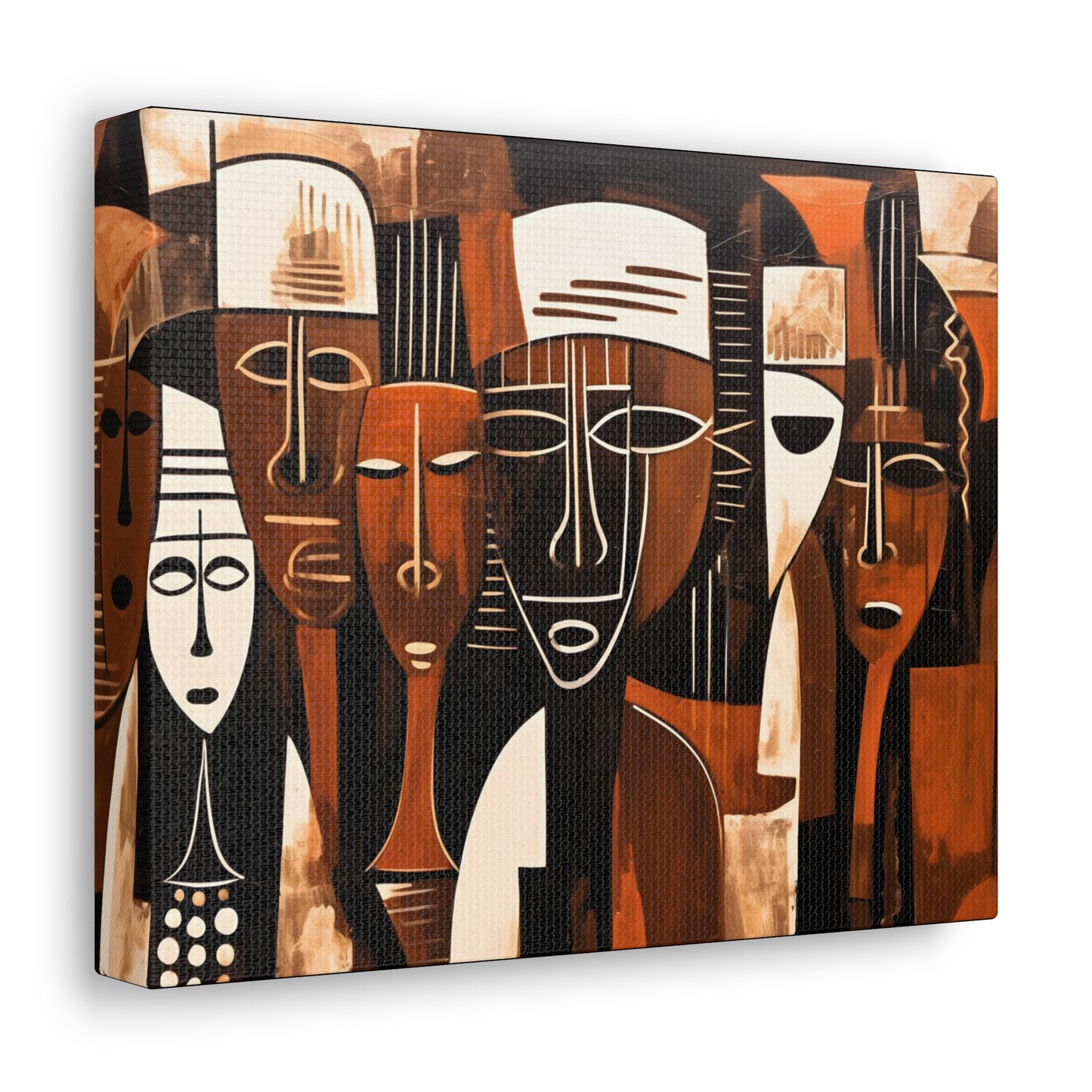 Ancestral Legacy on Ethnic Guise - Canvas Wall Art