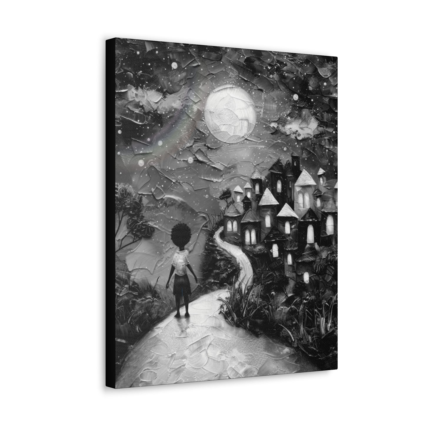 Path to Abundance II - Canvas b&w Wall Art